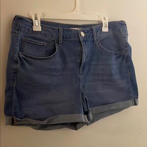 Women's Blue Denim Shorts
